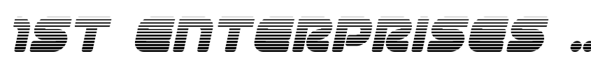 Preview 1st Enterprises Gradient Italic