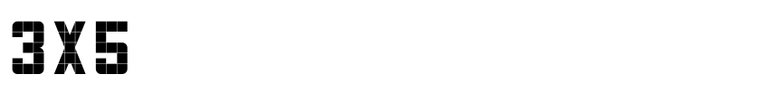 Font 3x5 by Unknown