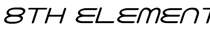 Preview 8th Element Italic