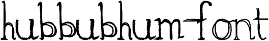 Preview hubbubhum-font