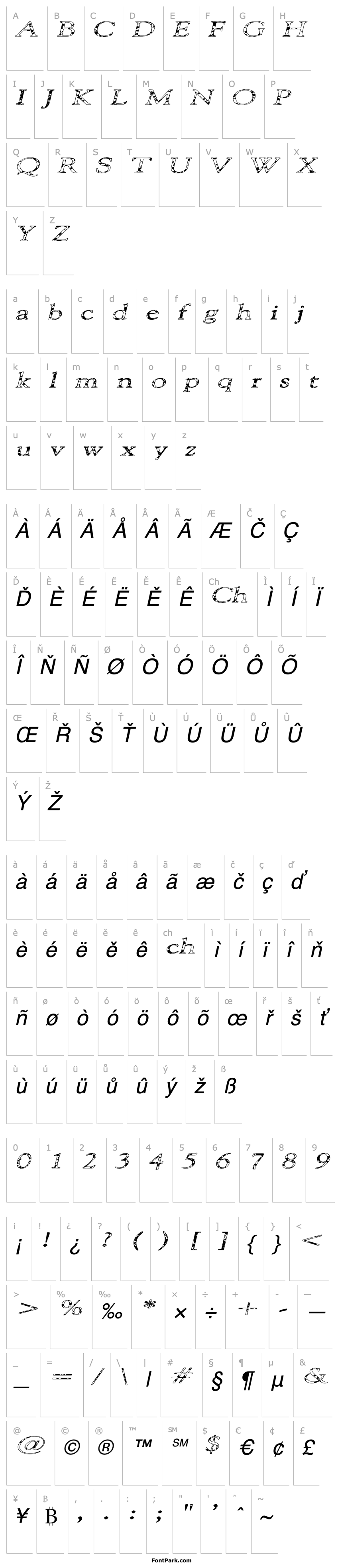 Overview 101 Puppies Italic SW