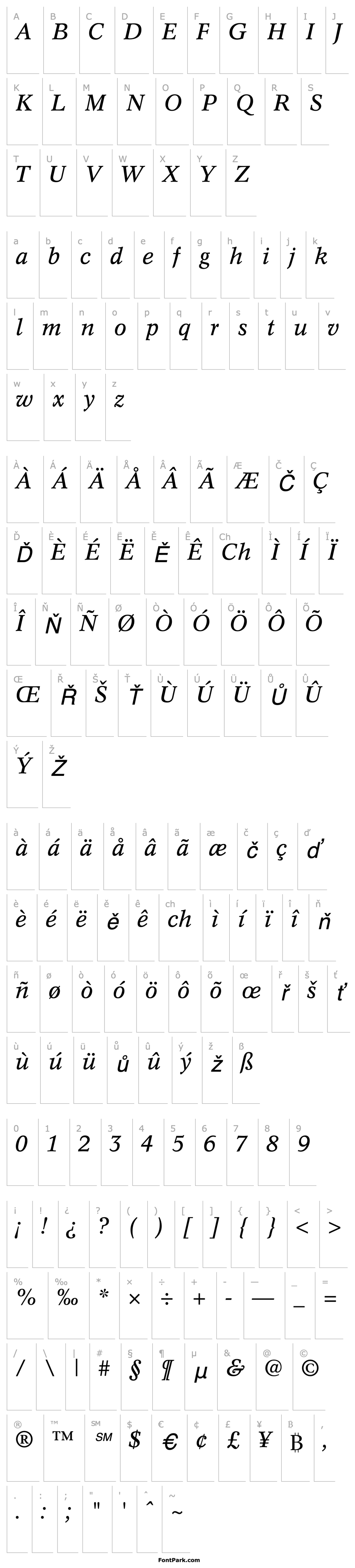 Overview 12 Concorde** Italic   13319