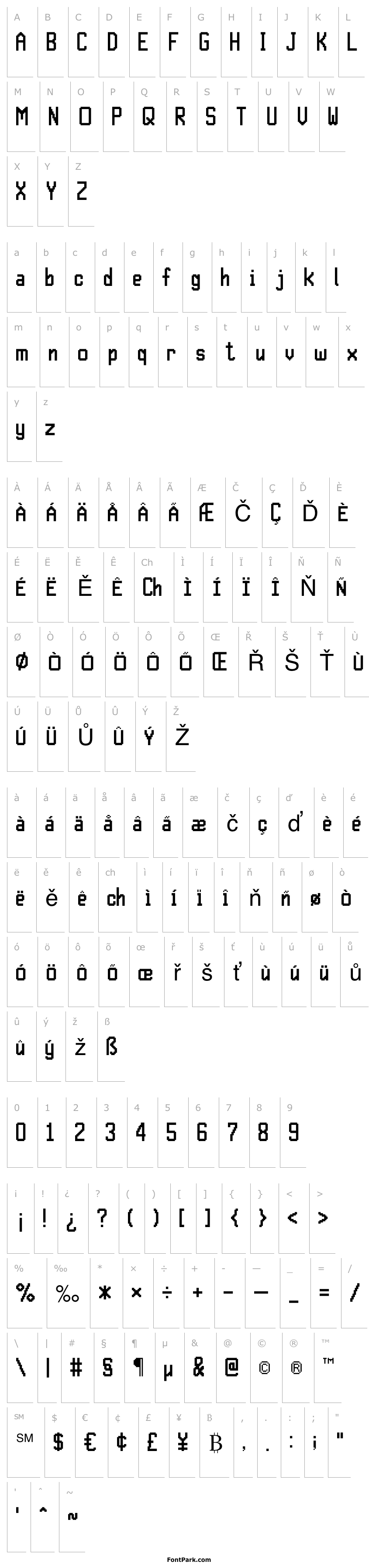 Overview 16x8Pxl_Sans Regular