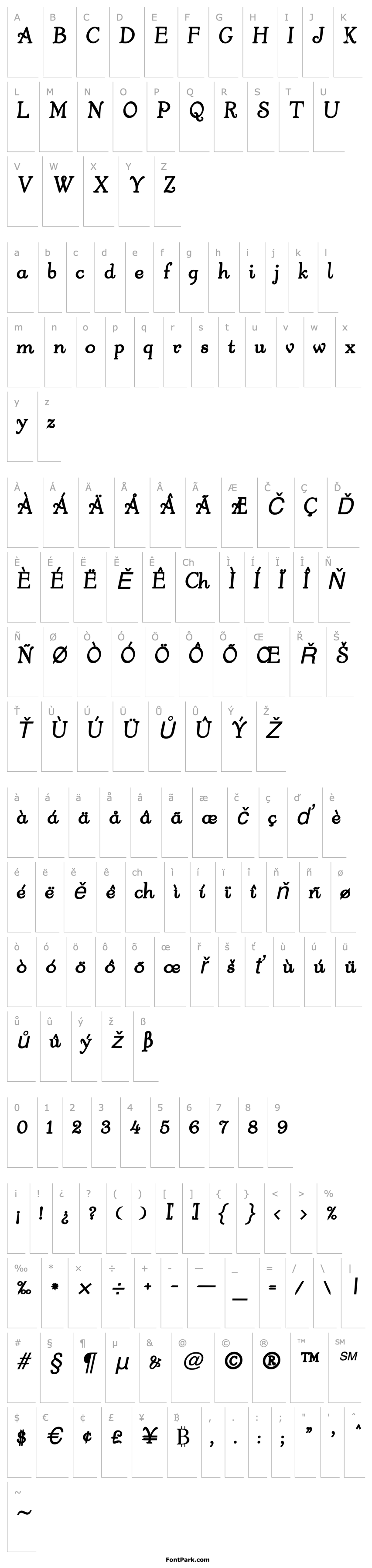 Overview 4ArmJoltScriptBold