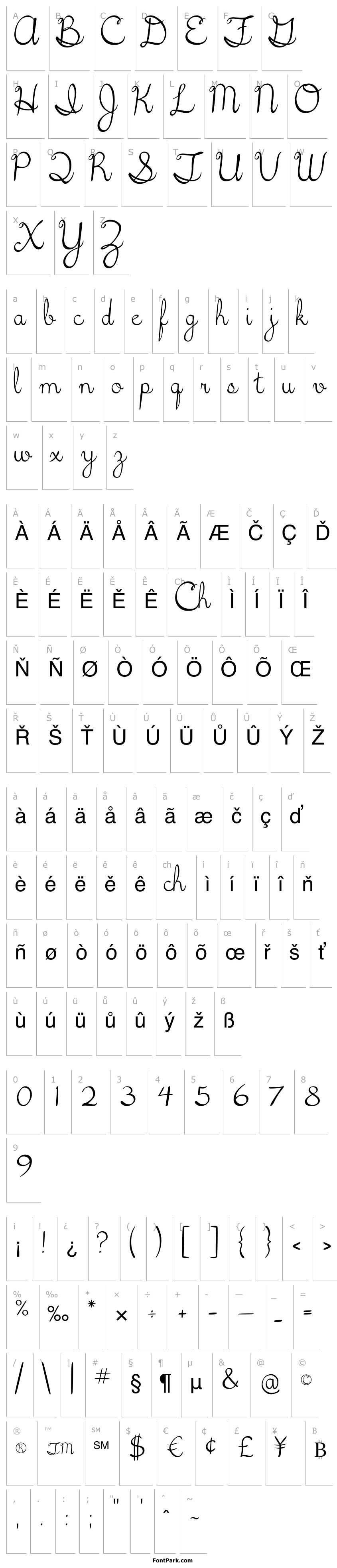 Overview 5th Grade Cursive