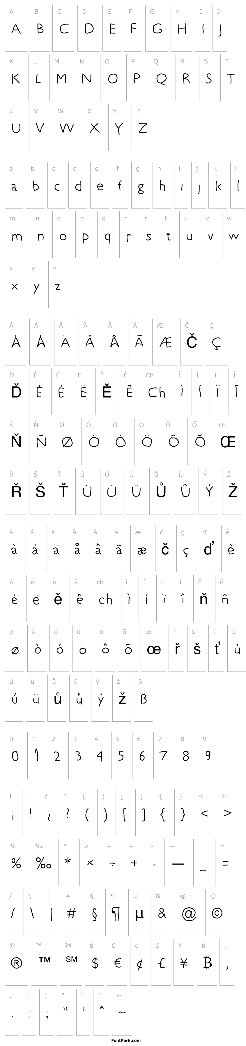 Overview 5yearsoldfont