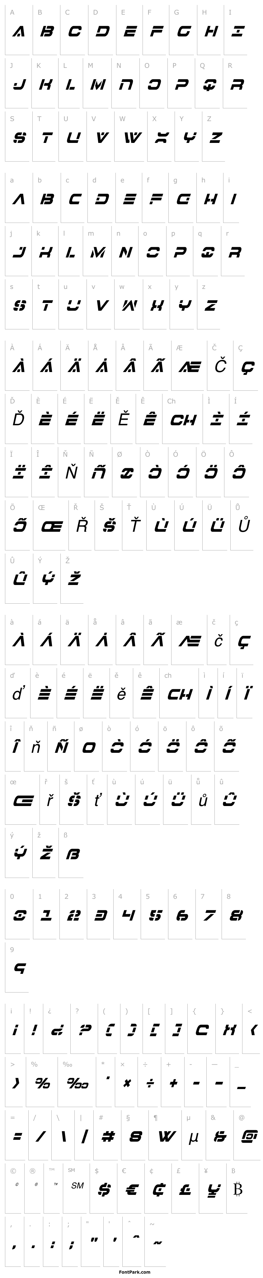 Overview 7th Service Condensed Italic