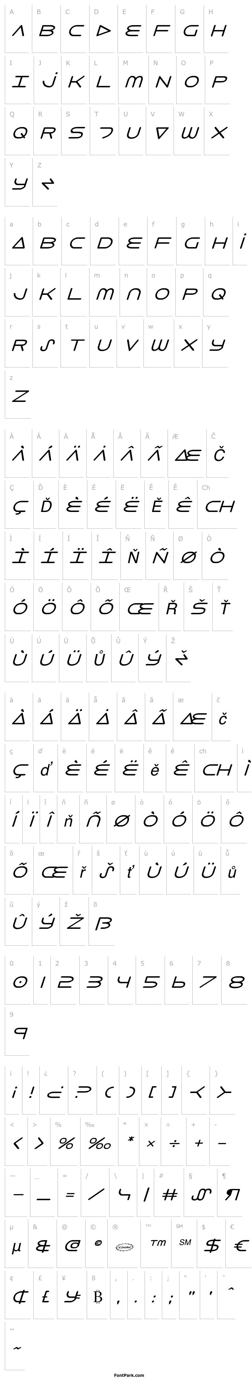 Přehled 8th Element Italic