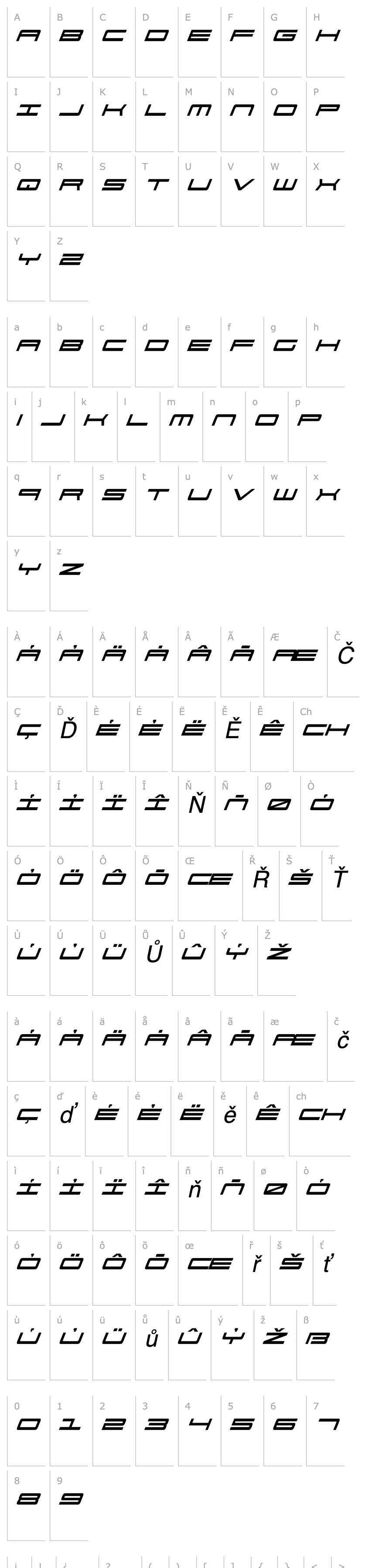 Overview 911 Porscha Italic