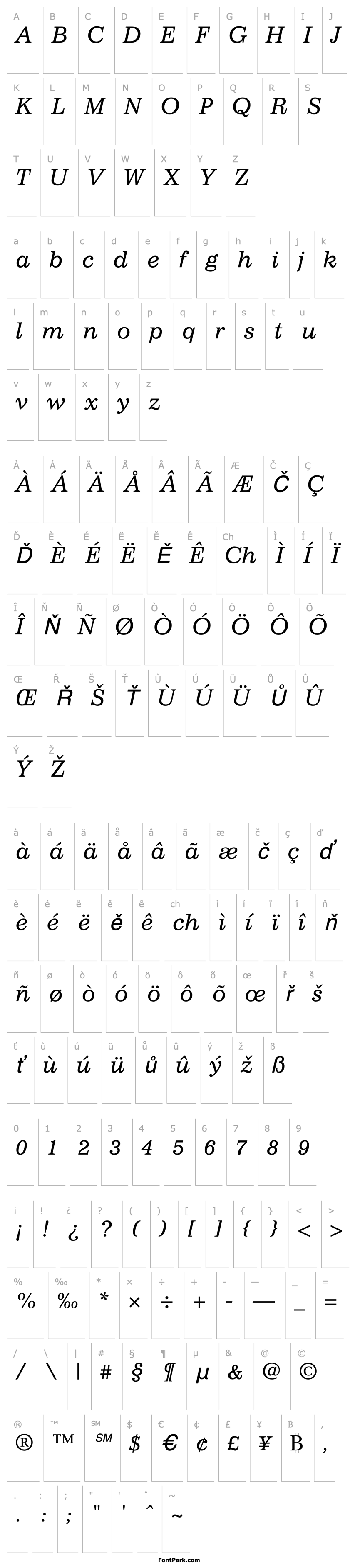 Overview Impressum-Italic