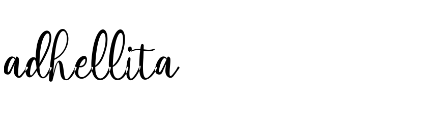 Font adhellita by MJB Letters