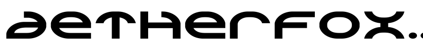 Font Aetherfox Expanded by Daniel Zadorozny