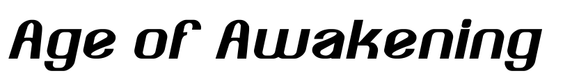 Preview Age of Awakening Italic