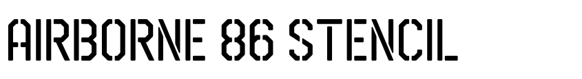 Preview Airborne 86 Stencil