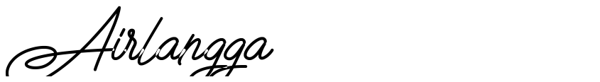 Font Airlangga by Fuad hasan