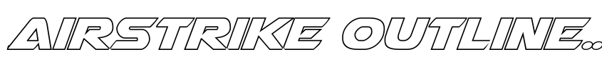 Preview Airstrike Outline Regular