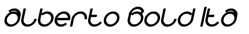 Preview alberto Bold Italic