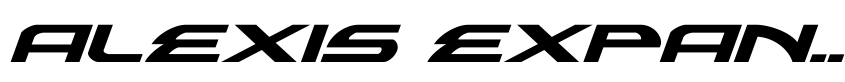 Preview Alexis Expanded Italic