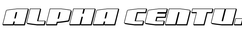 Preview Alpha Century 3D Italic