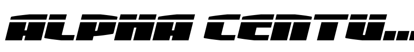 Preview Alpha Century Laser Italic