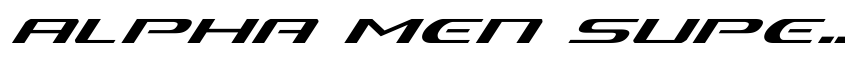 Preview Alpha Men Super-Italic