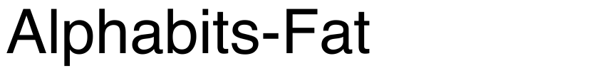 Preview Alphabits-Fat