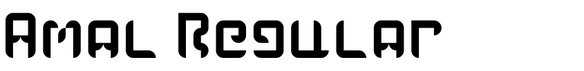 Font Amal Regular by Lalaino