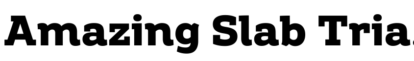 Preview Amazing Slab Trial Extrabold