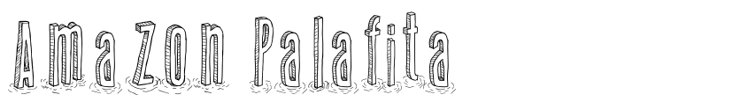 Font Amazon Palafita by Galdino Otten
