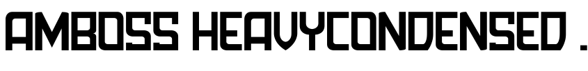 Preview Amboss HeavyCondensed Rounded