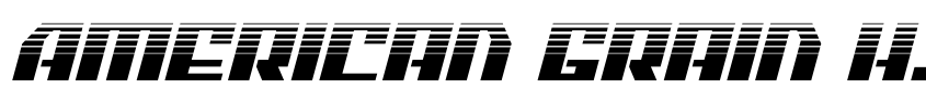 Preview American Grain Halftone Italic