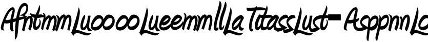 Preview AmienneLigatures-Bold