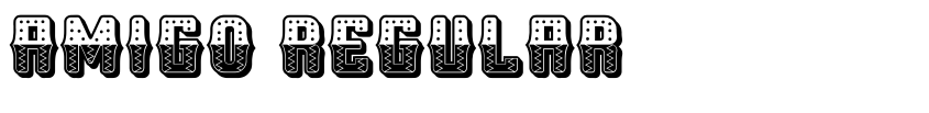 Font Amigo Regular by Vladimir Nikolic