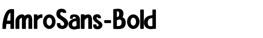 Preview AmroSans-Bold