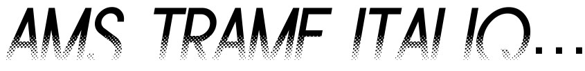 Preview Ams Trame Italique