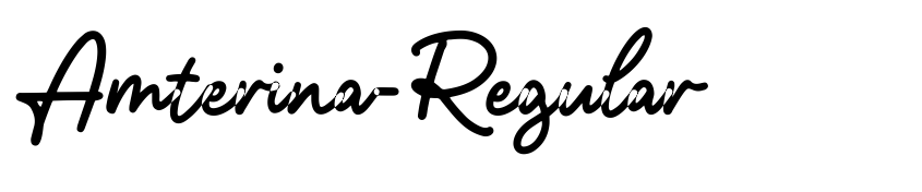 Preview Amterina-Regular