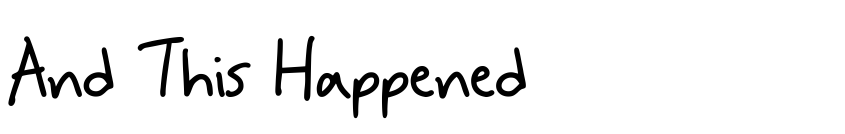 Preview And This Happened