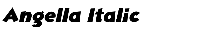 Preview Angella Italic