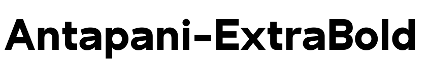 Preview Antapani-ExtraBold