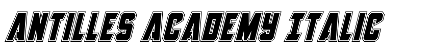 Preview Antilles Academy Italic