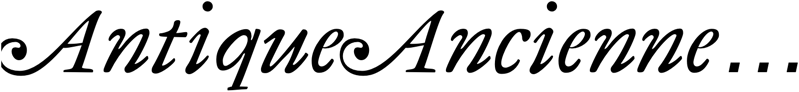 Preview AntiqueAncienneCE-Italic