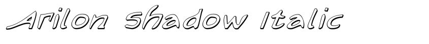 Preview Arilon Shadow Italic