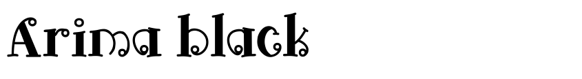 Preview Arima black