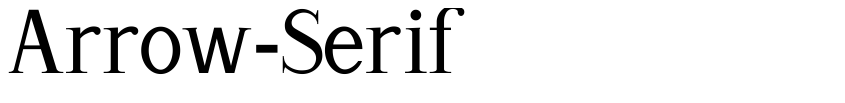 Preview Arrow-Serif