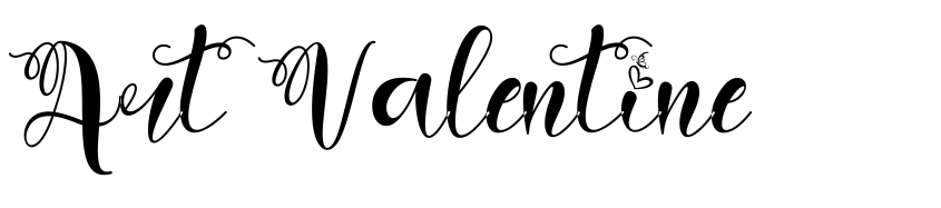 Font Art Valentine by Yoga Letter 2020 (Isroni Yoga Prasetya)