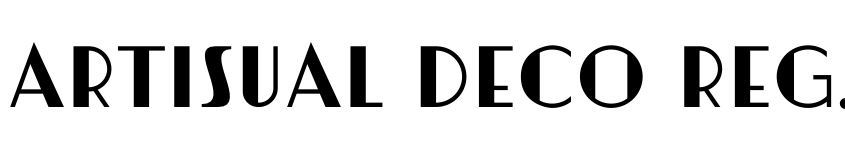 Preview Artisual Deco Regular PERSONAL USE ONLY PERSONAL USE ONLY