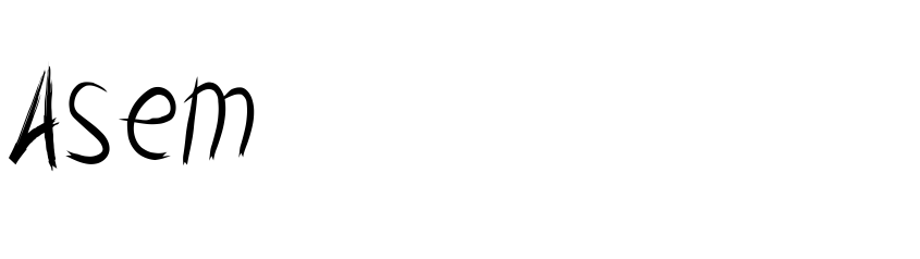 Font Asem by AndreyFD