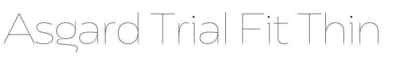 Preview Asgard Trial Fit Thin