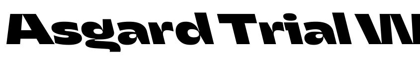 Preview Asgard Trial Wide Xbold Backslant
