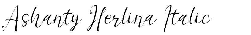 Preview Ashanty Herlina Italic